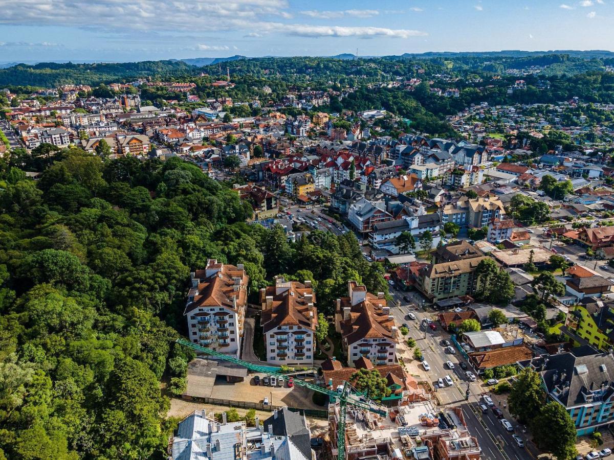 Апартаменты Flores Da Montanha 204C - Apto Borges De Medeiros Gramado 600 Metros Rua Coberta Экстерьер фото